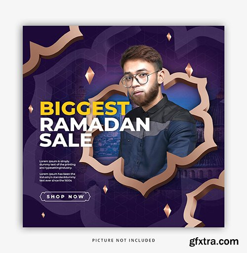 Ramadan sale, psd social media post template Ramadan sale, psd social media post template