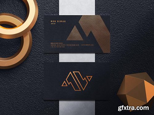Luxury business card mockup psd template Luxury business card mockup psd template
