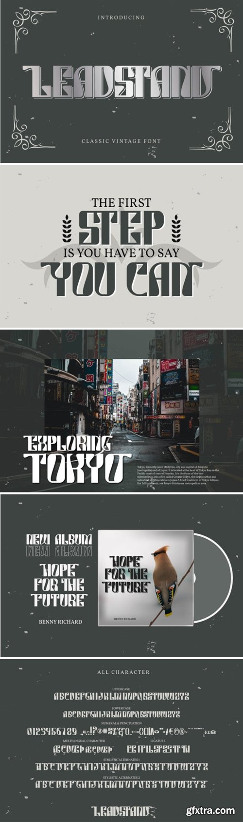 Leadstand Font
