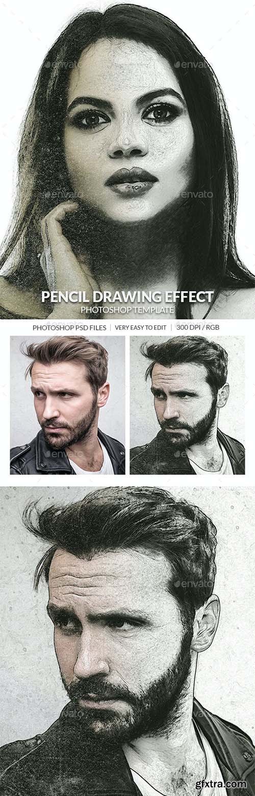 GraphicRiver - Pencil Drawing Photo Effect 30439345
