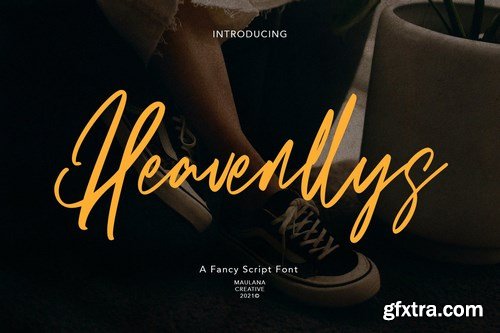 Heavenllys Fancy Script Font