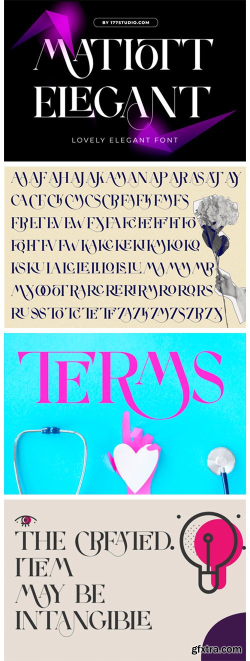 Matiott Elegant Font Matiott Elegant Font
