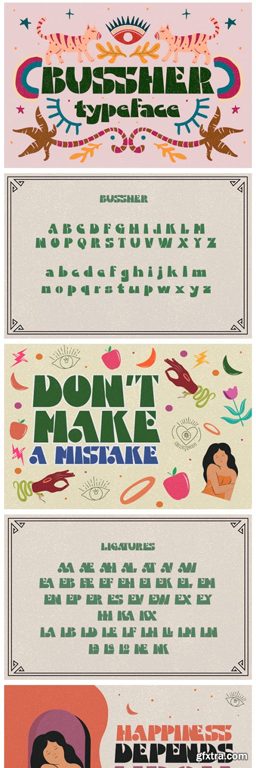 Bussher Font Bussher Font