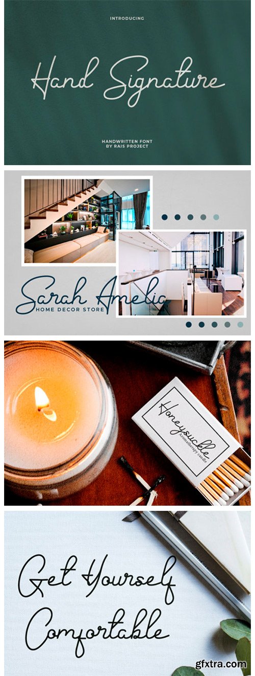 Hand Signature Font Hand Signature Font