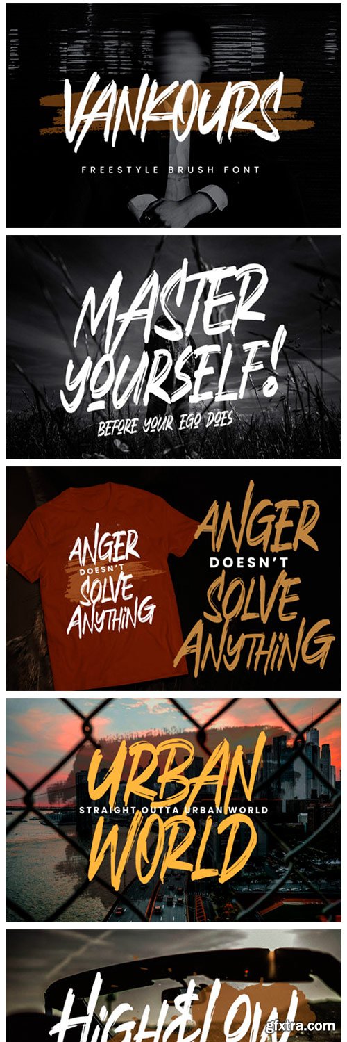 Vankours Font Vankours Font