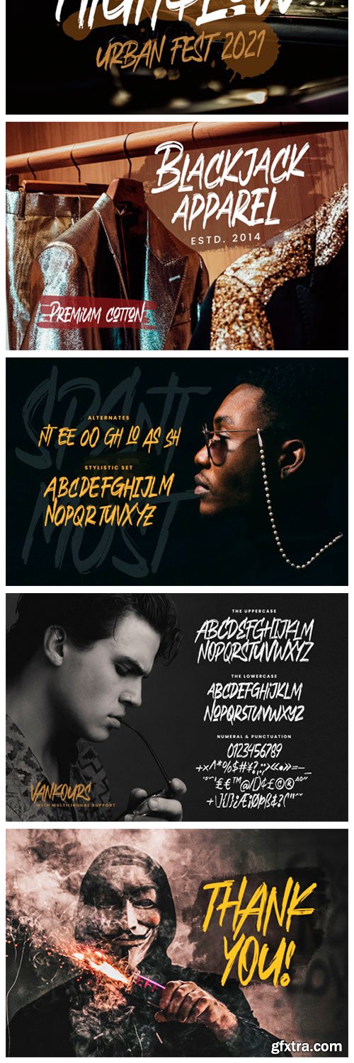 Vankours Font Vankours Font