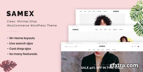 ThemeForest - Samex v2.0 - Clean, Minimal Shop WooCommerce WordPress Theme - 24109197