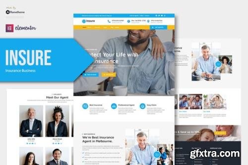 ThemeForest - Insure v1.0.1 - Insurance Business Elementor Template Kit - 32017779