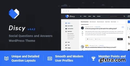 ThemeForest - Discy v4.5.1 - Social Questions and Answers WordPress Theme - 19281265 - NULLED ThemeForest - Discy v4.5.1 - Social Questions and Answers WordPress Theme - 19281265 - NULLED