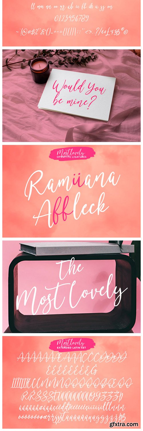 Mostlovely Font Mostlovely Font