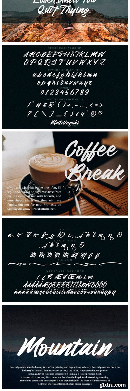 Rock Degun Font Rock Degun Font