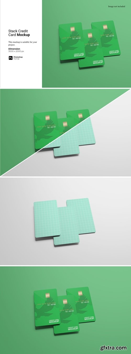 Stack Credit Card Mockup