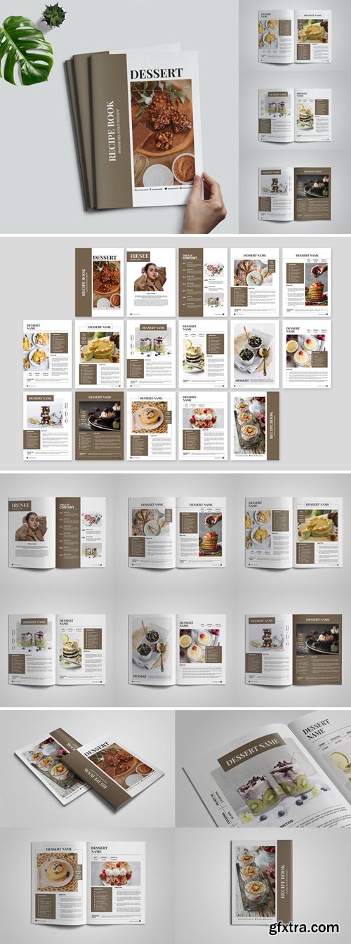 Dessert Recipe Book Template
