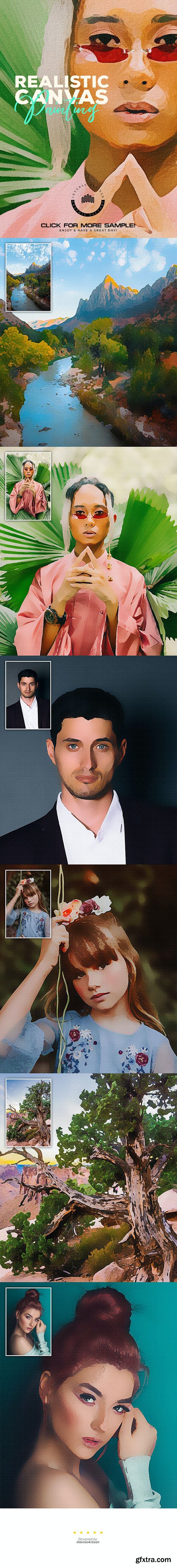 GraphicRiver - Realistic Canvas Painting - Photo Effects 30440200 GraphicRiver - Realistic Canvas Painting - Photo Effects 30440200