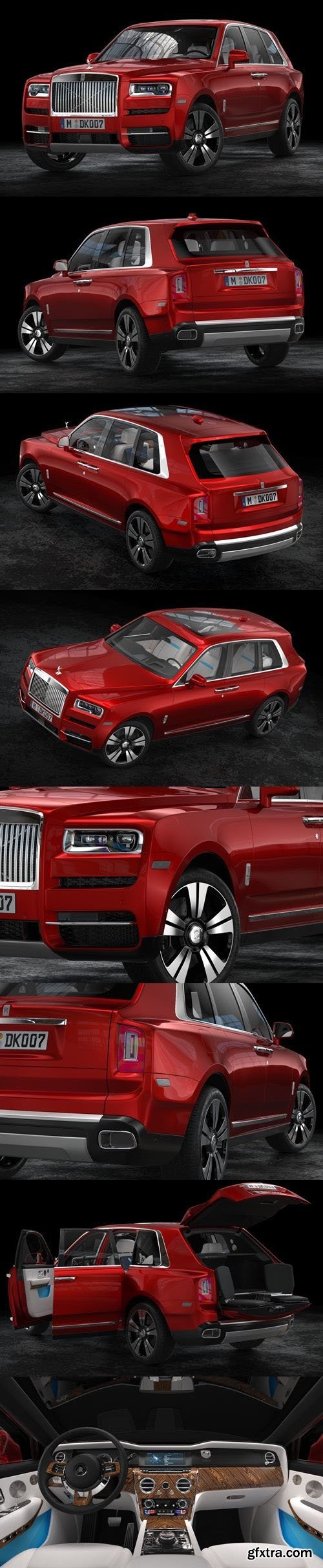 Rolls-Royce Cullinan 2019 3D Model