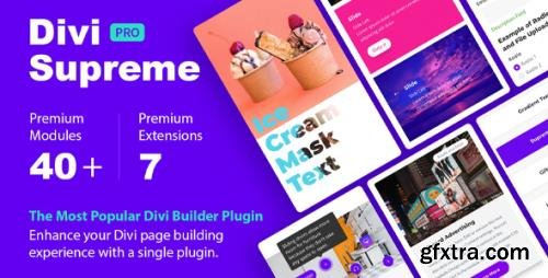 Divi Supreme Pro v4.3.7 - Custom & Creative Divi Modules To Help You Build Amazing Websites