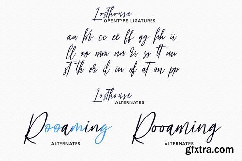 Losthouse Fancy Script Font
