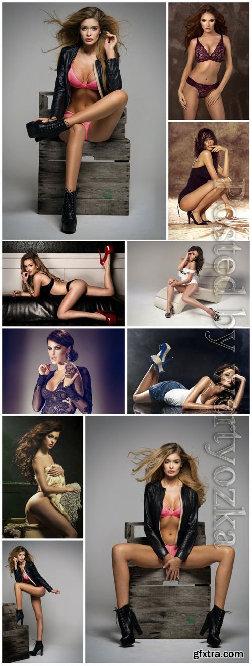 Stylish sexy girls stock photo Stylish sexy girls stock photo