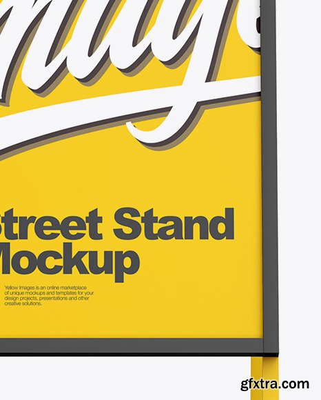 Street Stand Mockup 82918