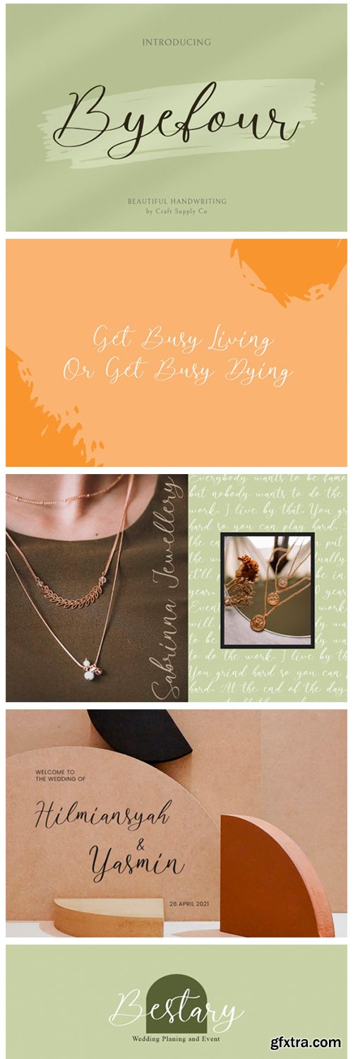 Byefour Font Byefour Font