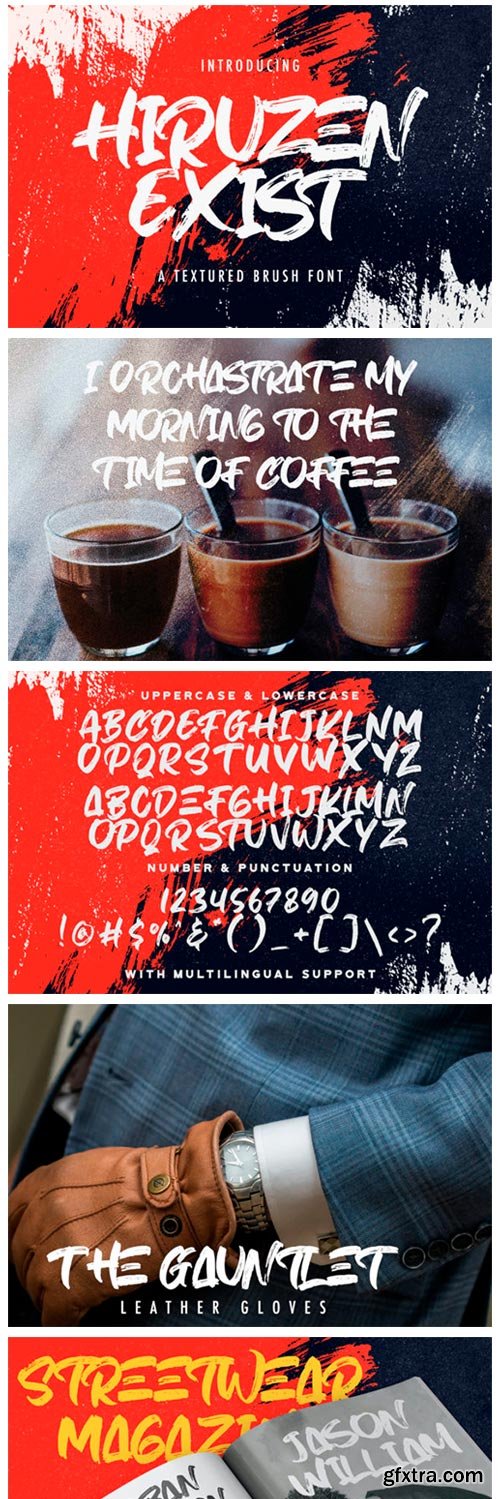 Hiruzen Exist Font Font Hiruzen Exist Font Font