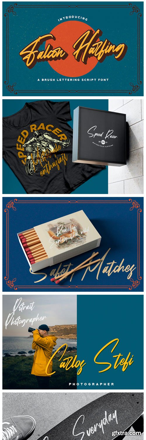 Falcon Harfing Font Falcon Harfing Font