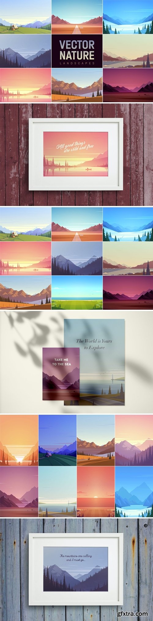 Vector Nature Landscapes