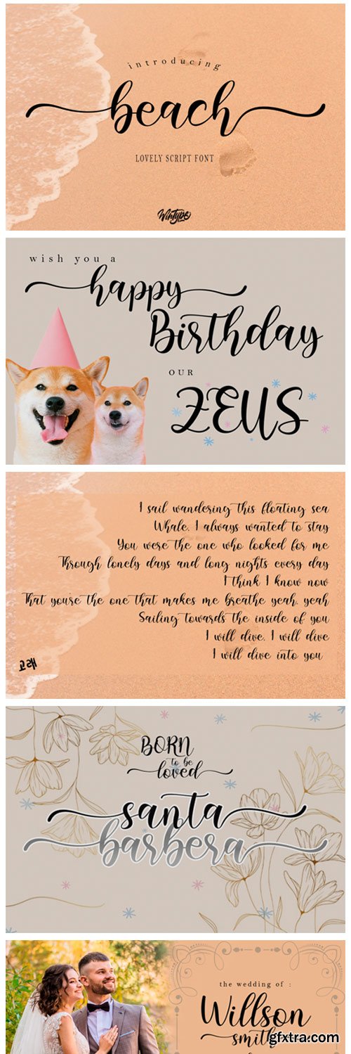 Beach Font Beach Font