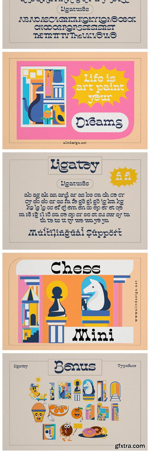 Ligatoy Font Ligatoy Font