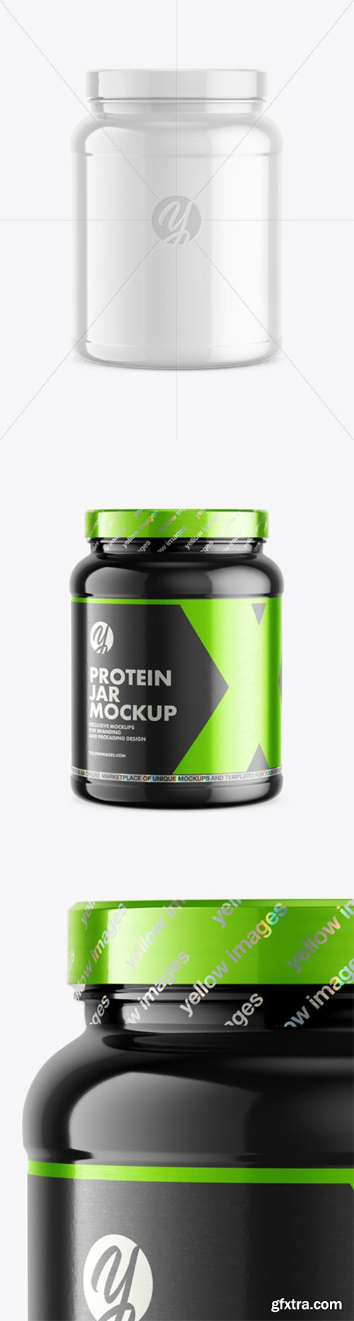 Glossy Protein Jar Mockup 79796 Glossy Protein Jar Mockup 79796