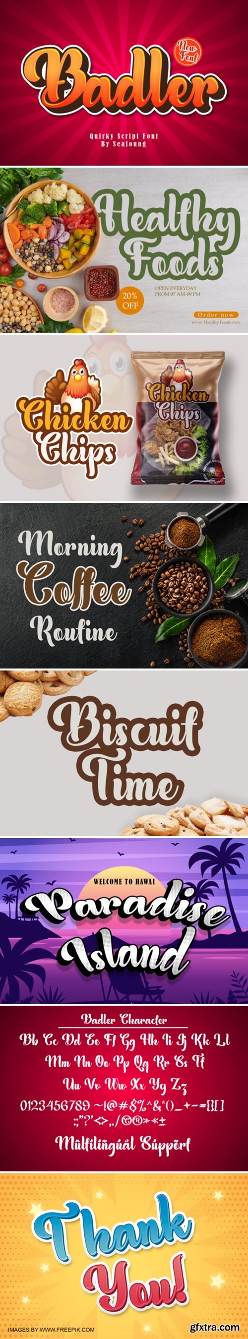 Badler Font