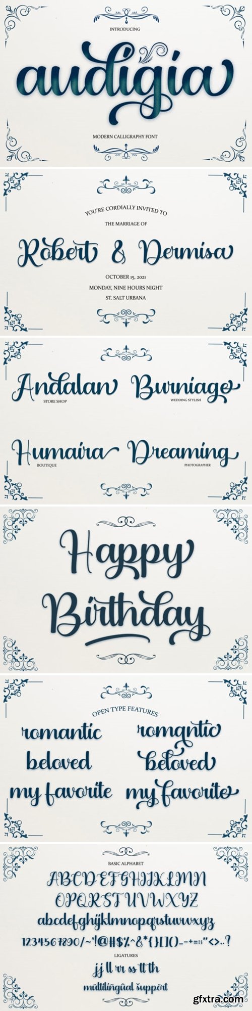 Audigia Font