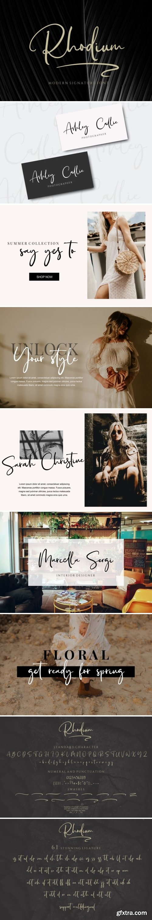 Rhodium Font