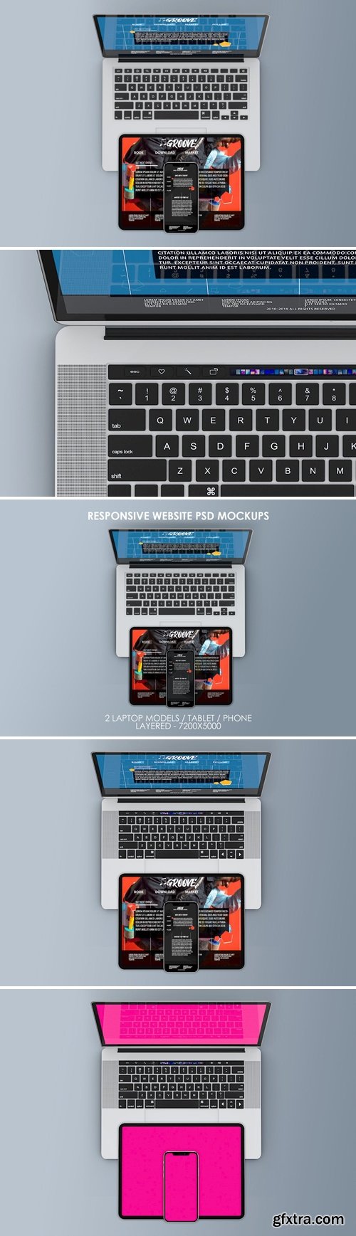 Responsive Website PSD Mock-ups
