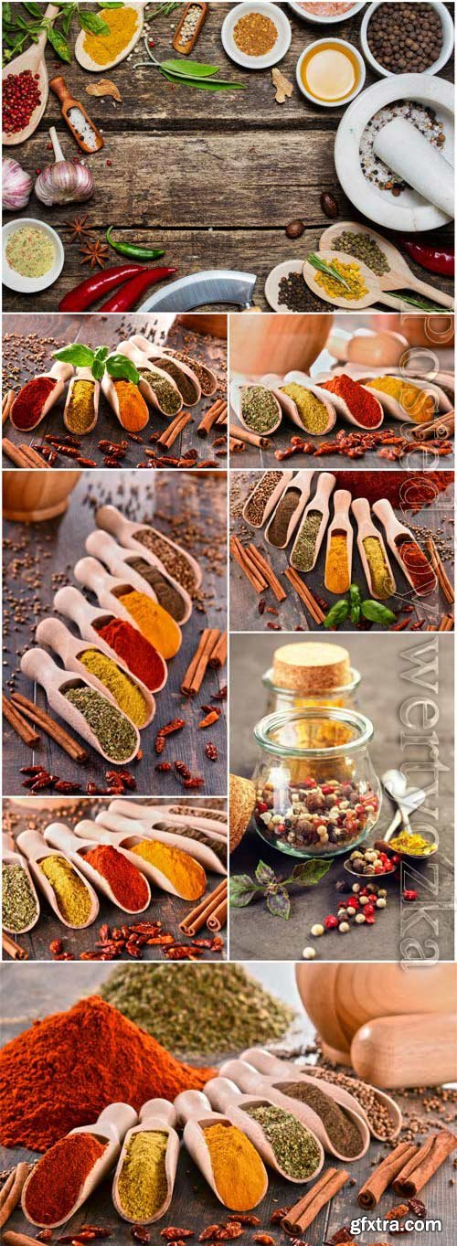 Ground spices stock photo Ground spices stock photo