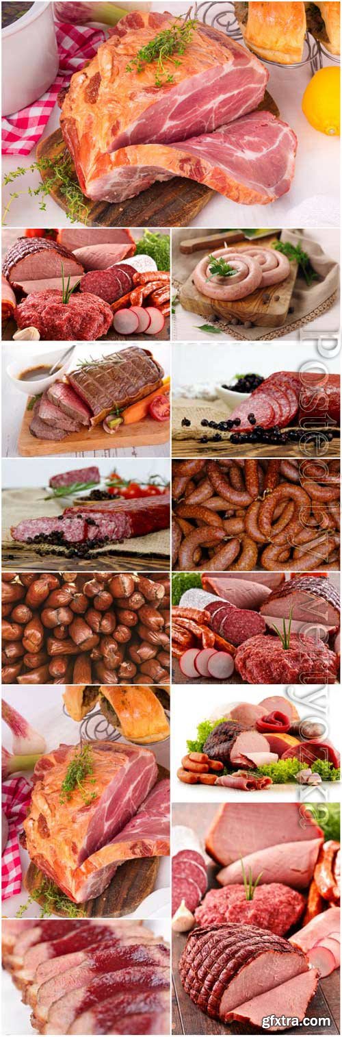 Sausage and meat stock photo Sausage and meat stock photo