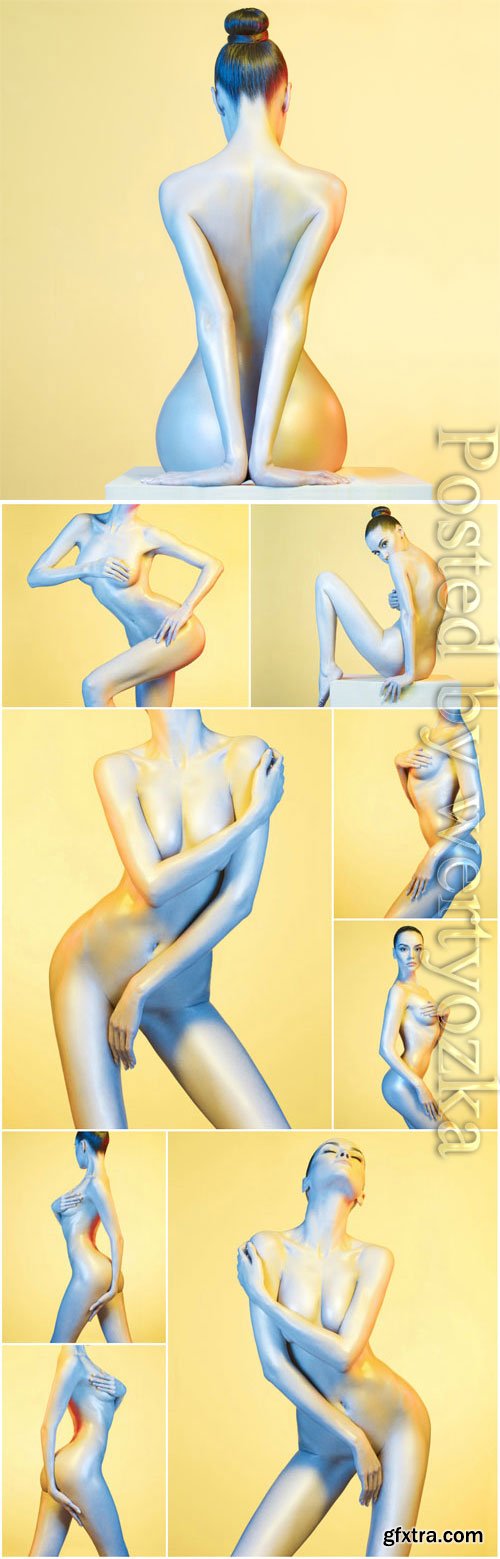 Beautiful nude female figure stock photo Beautiful nude female figure stock photo