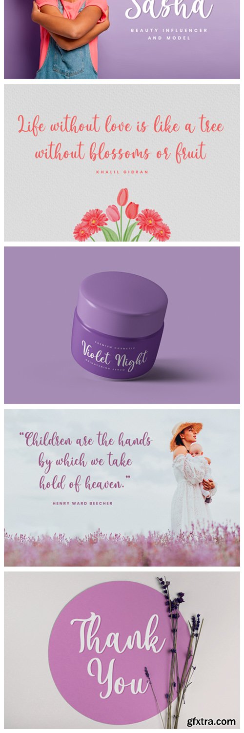 Violet Love Font Violet Love Font