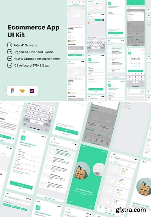 E Commerce App UI Kit