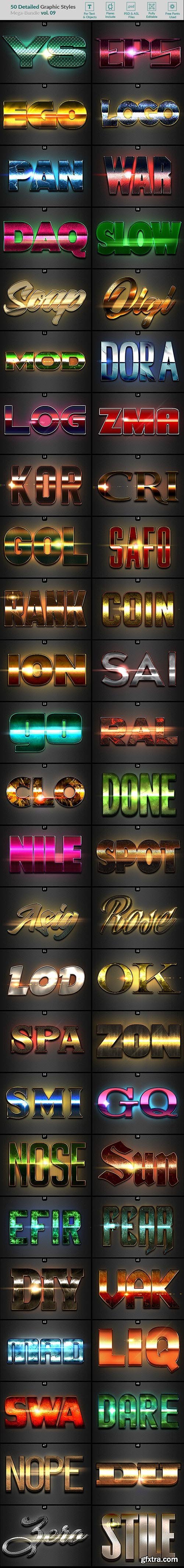 GraphicRiver - 50 Text Effects - Bundle Vol. 09 25672523