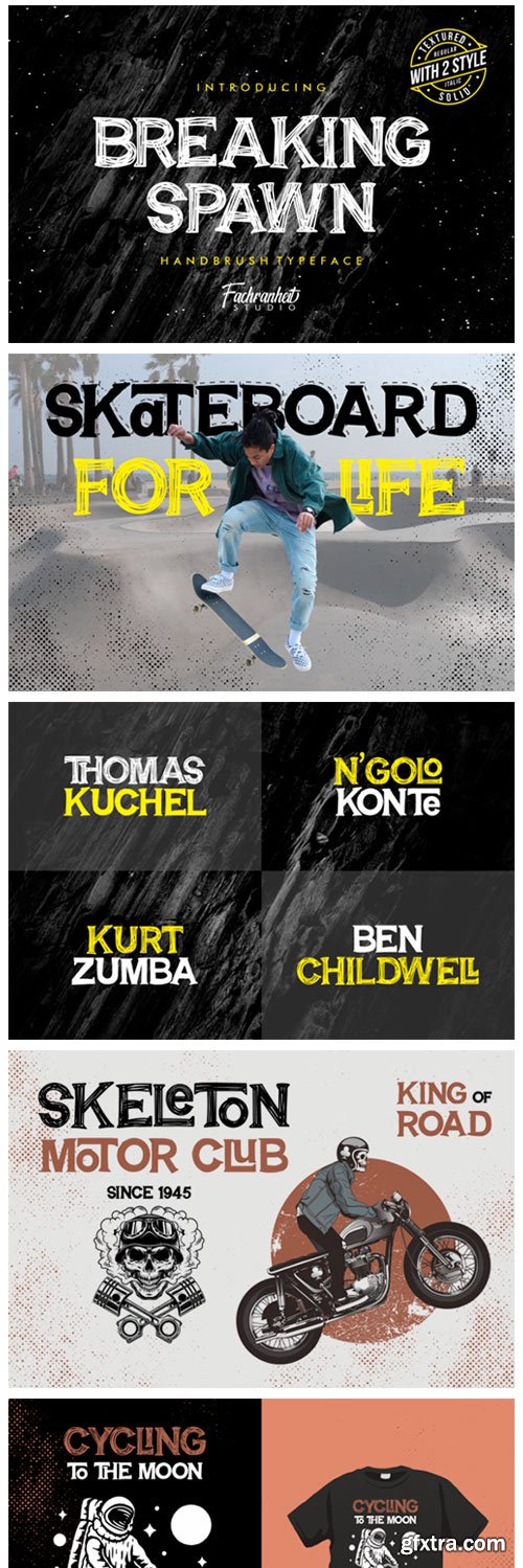 Breaking Spawn Font Breaking Spawn Font