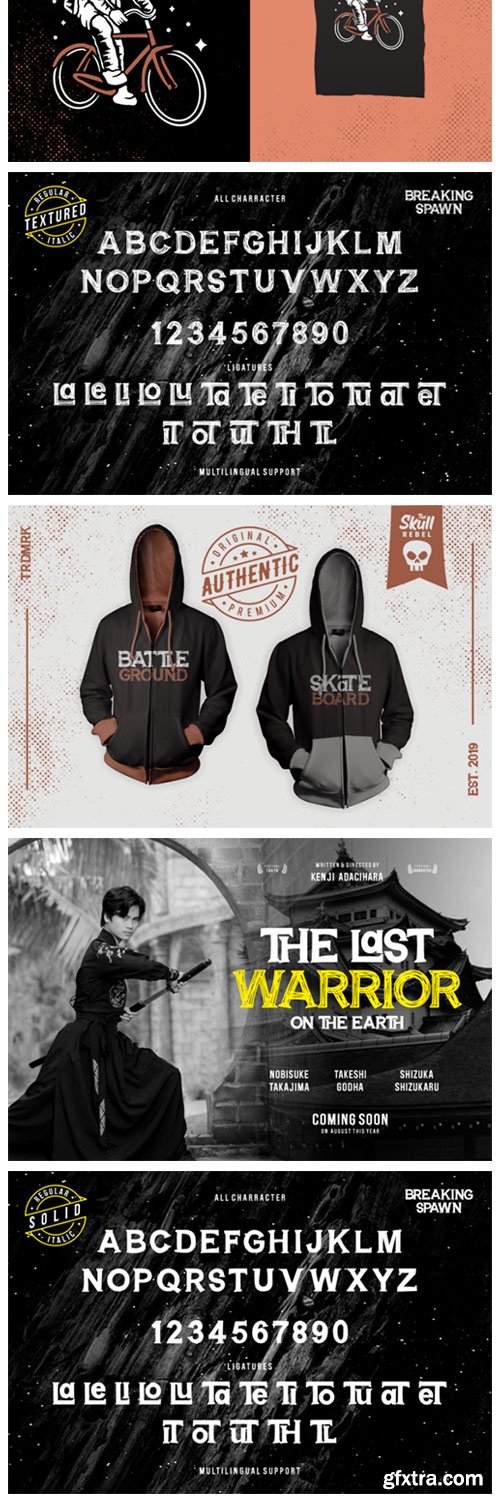 Breaking Spawn Font Breaking Spawn Font