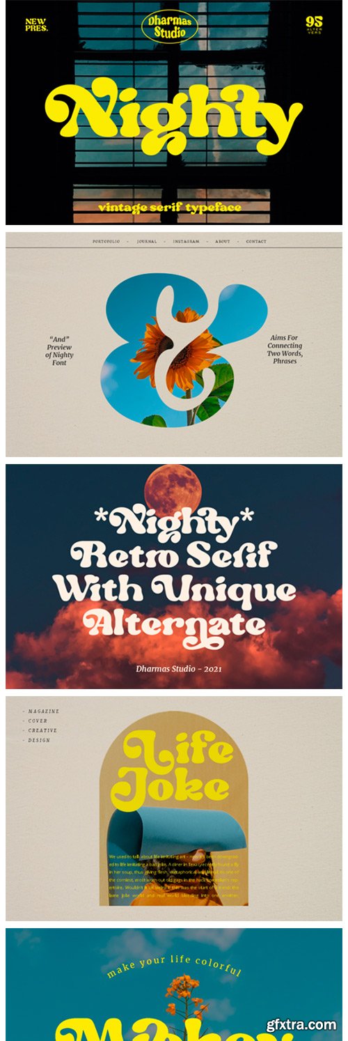 Nighty Font Nighty Font