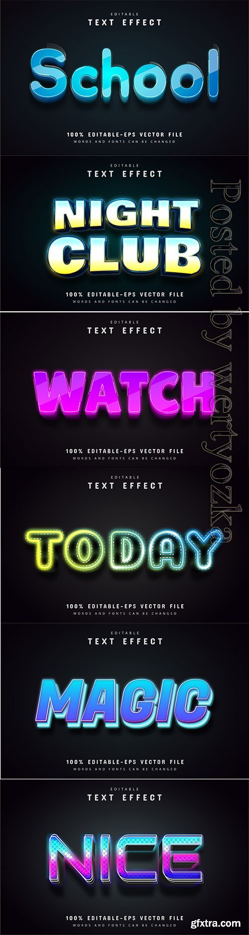 3d editable text style effect vector vol 412 3d editable text style effect vector vol 412