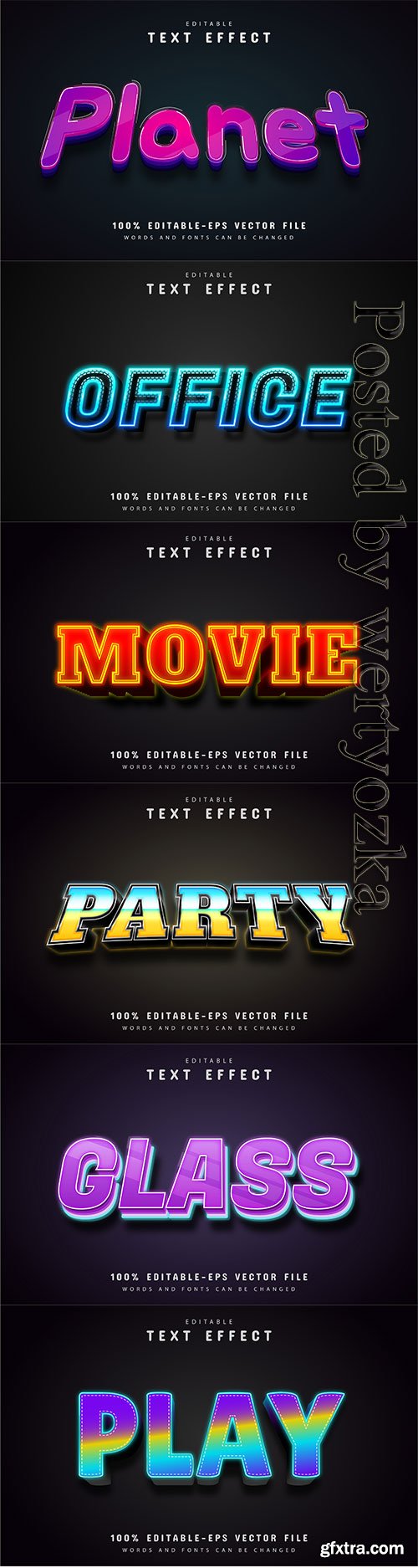 3d editable text style effect vector vol 410 3d editable text style effect vector vol 410