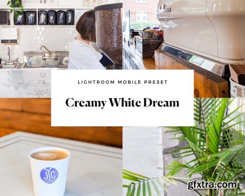 CreativeMarket - Creamy White Mobile Lightroom Preset 4494285