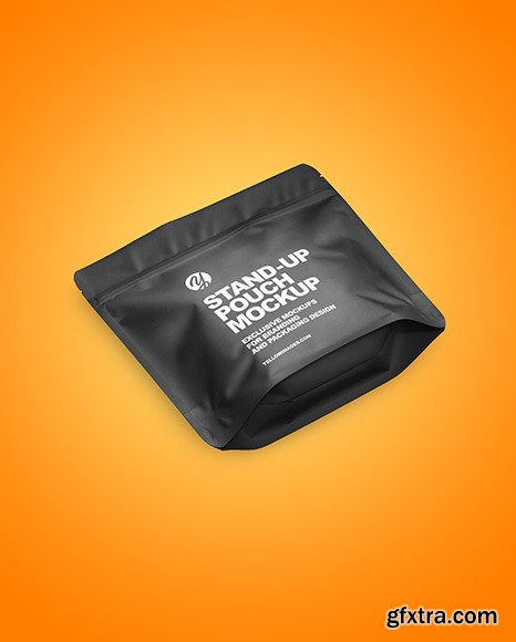 Matte Stand-up Pouch Mockup 83432