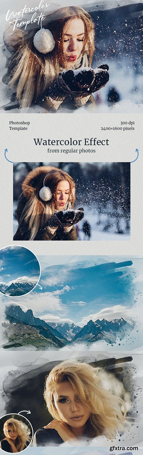 GraphicRiver - Watercolor from Photo Template 31386623