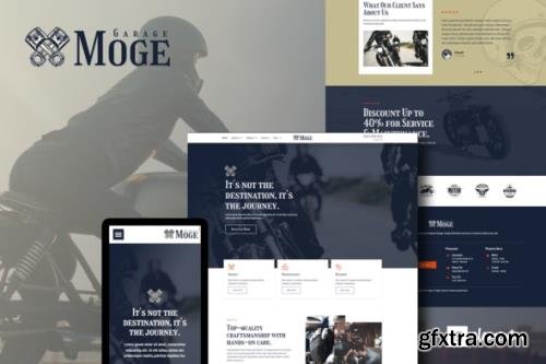 ThemeForest - Moge v1.0.0 - Motorcycle Repair & Service Elementor Template Kit - 32202947