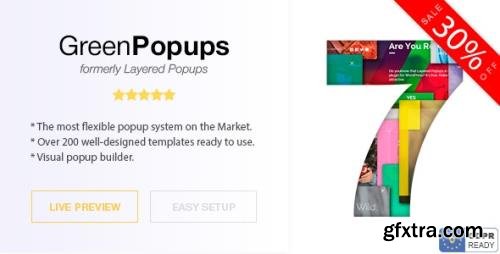 CodeCanyon - Popup Plugin for WordPress - Green Popups (formerly Layered Popups) v7.26 - 5978263 CodeCanyon - Popup Plugin for WordPress - Green Popups (formerly Layered Popups) v7.26 - 5978263